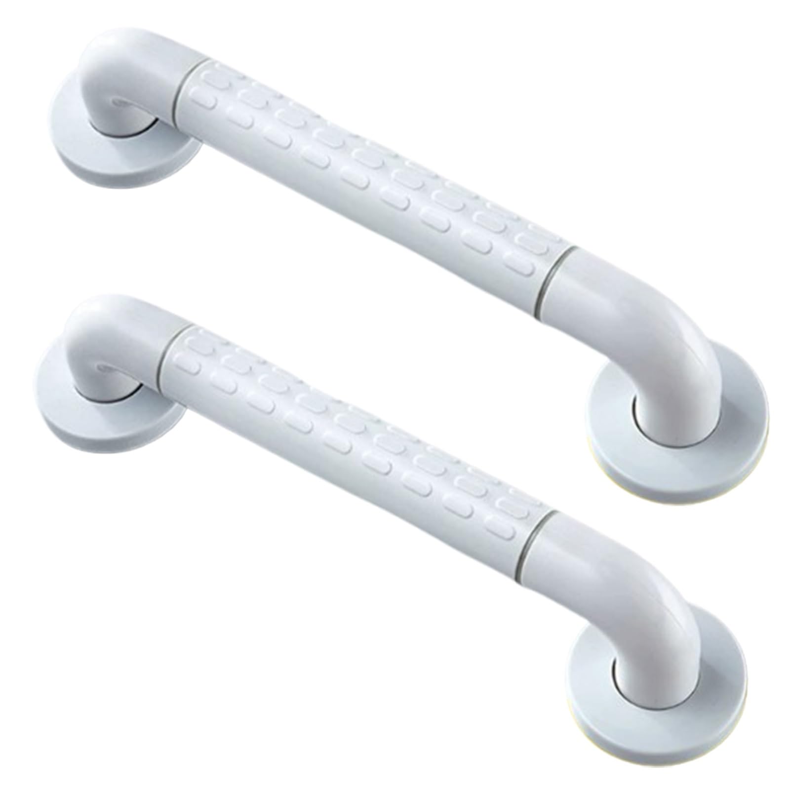 Paquete De 2 Asideros Antideslizantes De Seguridad para Ducha, Barras De Acero Inoxidable para Personas Mayores, Ideales para El Baño Y El Aseo.(White,58CM)