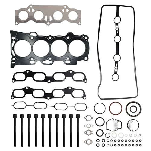 Image of Head Gasket Bolts Set Fit for Toyota Camry Corolla RAV4 Solara Highlander Matrix for xB tC for HS250h 2004 2005 2006 2007 2008 2009 2010 2011 2012 2013 2014 2015 2.4L 2AZFE OE#HS26323PT ES72249-2