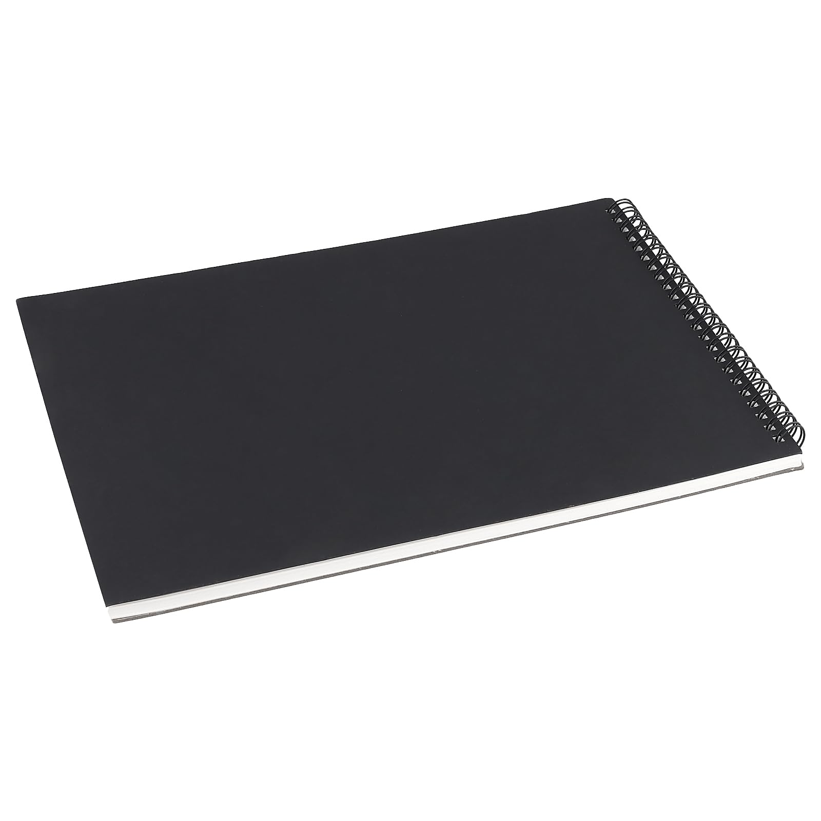 SYUTBOU Szkicownik A4, 4 sztuki, 30 arkuszy 120 g/m², A4, szkicownik, pusty blok rysunkowy, czarny szkicownik pusty do szkicowania, do szkicowania, znaków, doodlingu, pisania