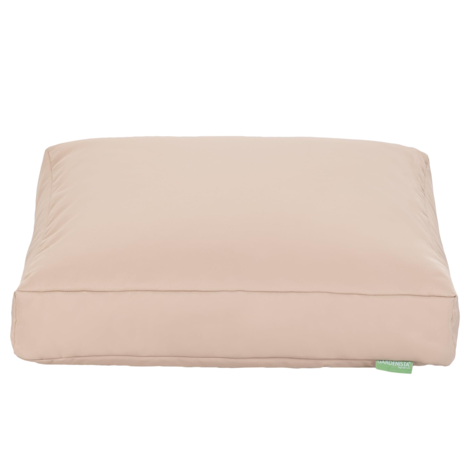 Gardenista Quadrato Cuscino da pavimento 60x60cm, Cuscino per Sedia Resistente all'acqua per Interni e per Esterni, Trapuntato Cuscino per Mobili da Giardino Morbido e Leggero (1, Pietra)