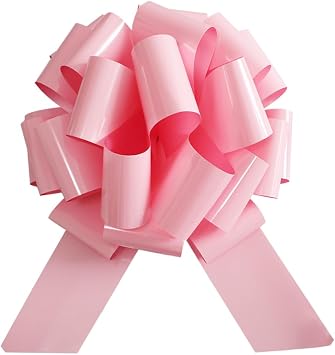 1Pc Big Pink Bow,16 Inch Giant Car Bow Large Gift Bow Large Christmas Gift Refrigerator New House Bicycle and Party Decoration Giant Gift Packaging Bow