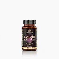 CoQ10 - Coenzima Q10 + Ômega 3TG + Vitamina E (60 Cápsulas) - Essential Nutrition