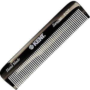 Kent FOT G Fine Tooth Comb Beard Comb – 4.5″ Handmade Pocket Comb Travel Comb Hair Comb for Men – Styling Comb Small Comb for Fine or Thinning Hair, Mustache and Beard Care Kent Comb Beard Kit