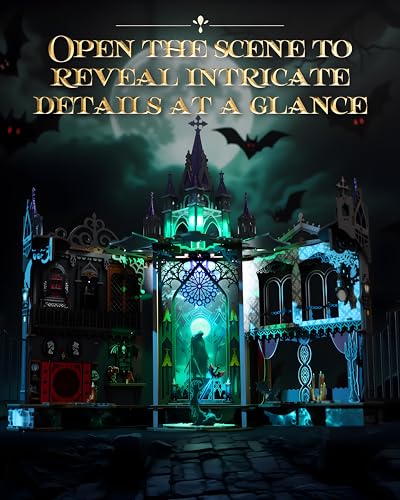KaayeeWood Gothic Castle Book Nook Kit thumbnail 4
