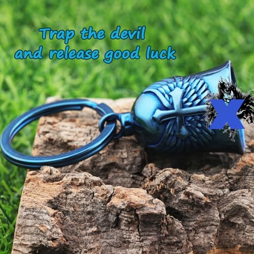 Image of Motorcycle Cross Bell - Key Chain Biker Bells Protect the Rider - Accessories