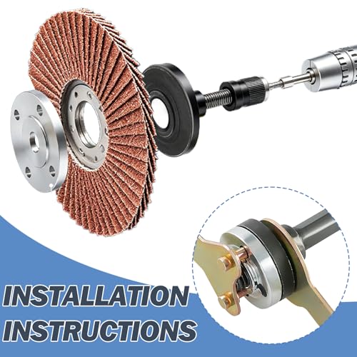 Connecteurs pour meuleuse d'angle filetés et tige de conversion pour perceuse robuste
