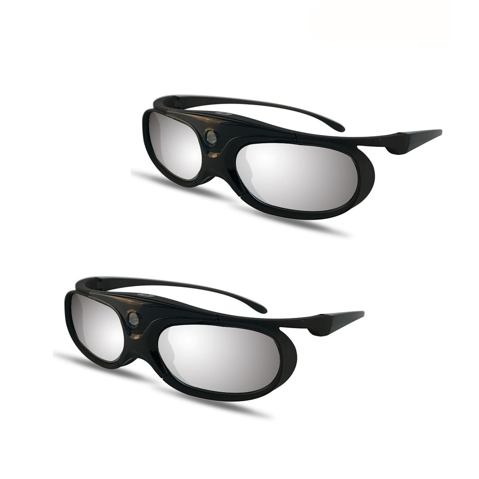 DLP Link 3D Glasses, 144Hz Rechargeable Active Shutter Eyewear for All DLP-Link 3D Projectors, for Vivitek, for LTV 2500, for LTV 3500, for Vanish TV Projectors