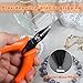 LEONTOOL Mini Long Nose Pliers Tweezer Nose Pliers Specialty Pointed Nose 1mm Diameter Tip 4-Inch Precision Needle Nose Pliers Flat Smooth Jaw Jewellery Making Tool