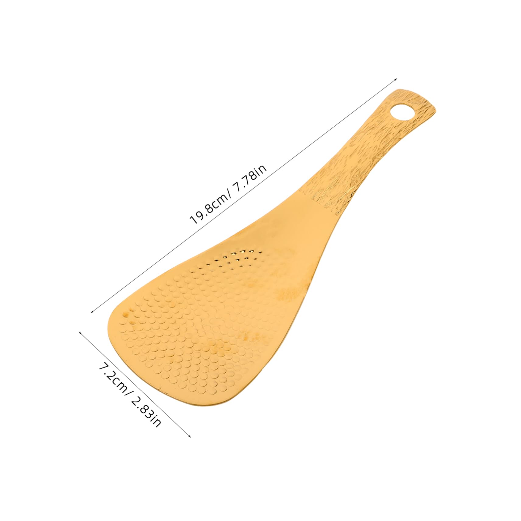 PRETYZOOM Grain Spoon Stainless Steel Rice Spoon Mirror Finish for Cooking Noodles Rice