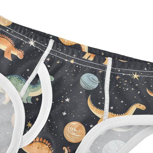 Wusikd Dinosaurs Floating Boys' Underwear Cotton Colorful Boys Briefs Soft Toddler Underwear 2T4