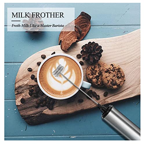 Vaporizador de Leche,Espumador de Leche Eléctrico de Mano, Espumador de Leche Manual Recargable,Mini Batidora Eléctrica… - Imagen 8