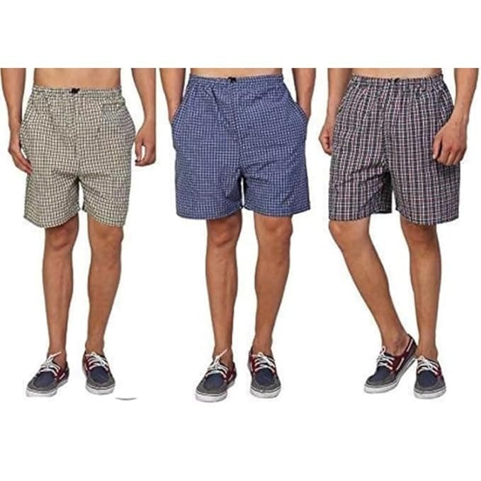 Men's Renew Super Combed Cotton Regular Fit Boxer Shorts Pack of 3