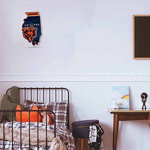 rico industries nfl football state shape shape cut pennant - home and living room dcor - soft felt ez to hang