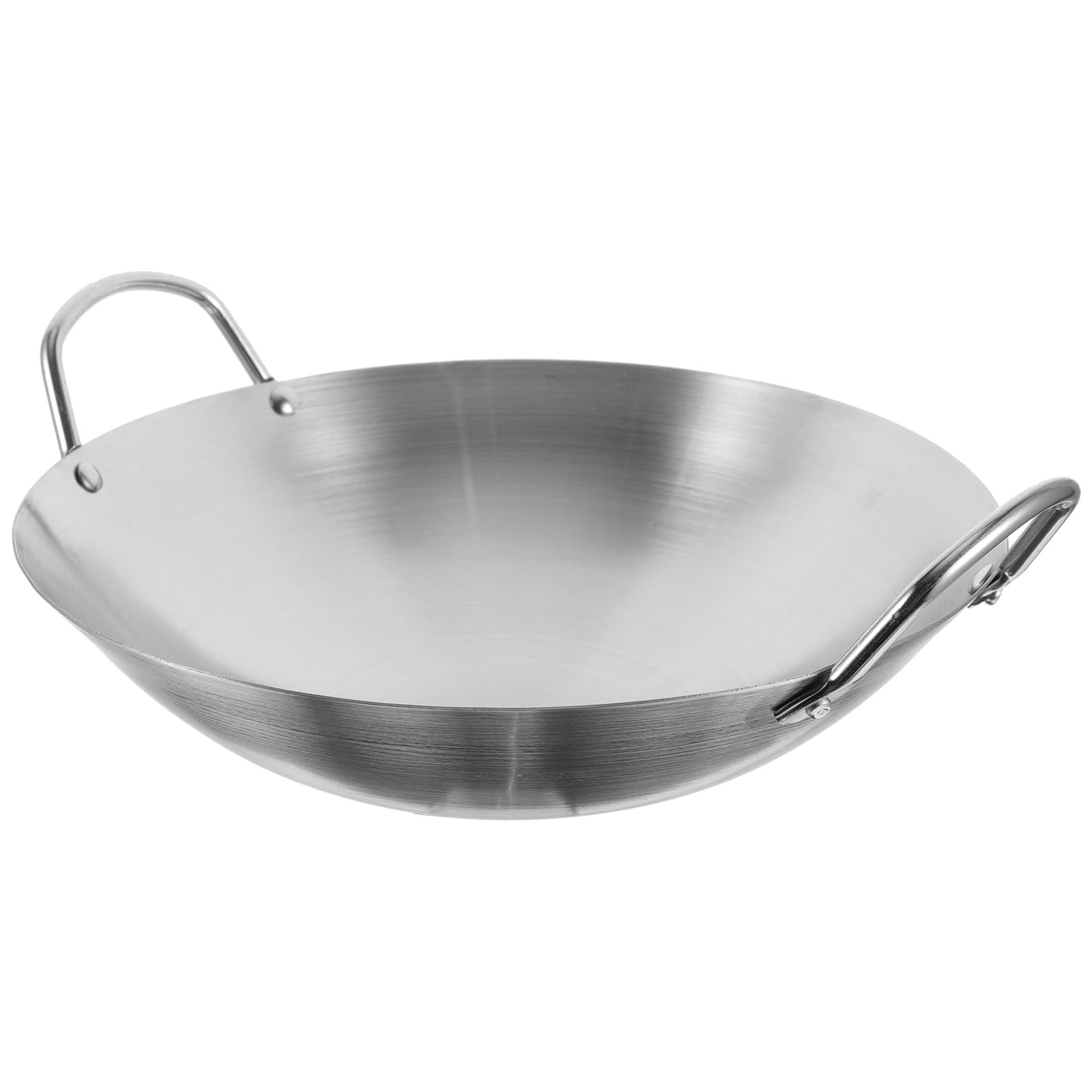 Wok en acier inoxydable qui ne chauffe pas pour éviter les brûlures en cuisine