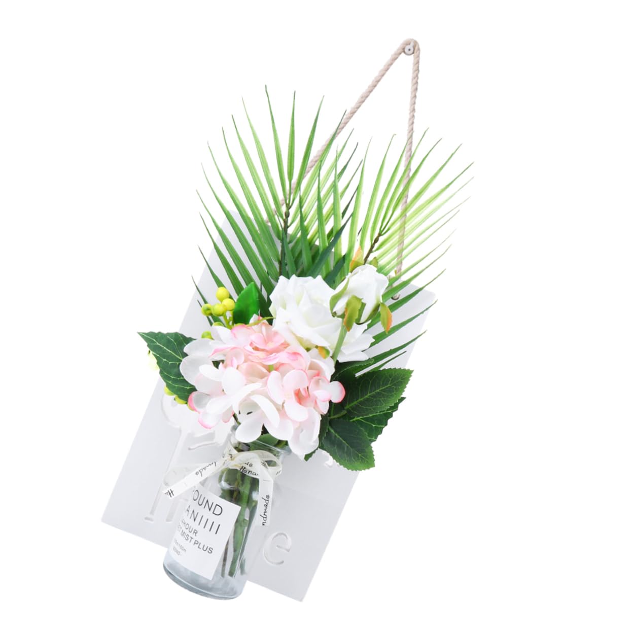 Warmhm 1 Set Wood Boards Mason Jar Light Wall Flower Sconce Mason Jar Sconces Wall Decor Wall Hanging Mason Jar Rustic Wall Art Mason Light Wall Mason Jars Lantern Earth Tones Makeup