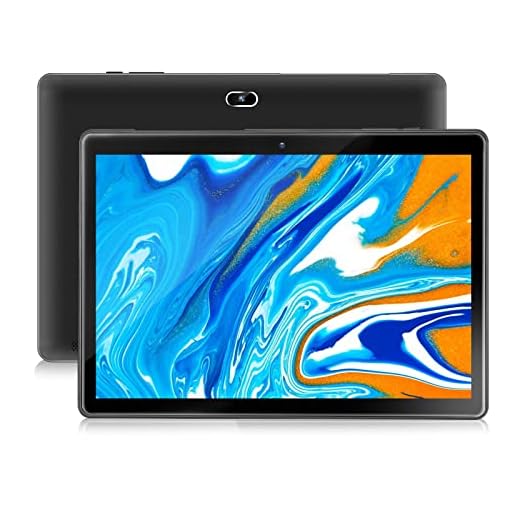 Android 10.0 Tablet 10 inch qunyiCO Y10 (10.1''), 2GB RAM 32GB Storage, 2MP+8MP Dual Camera, Quad-Core Processor, 1280x800 IPS HD Display Screen, Wi-Fi Bluetooth 5000mAh, GMS Certified Black