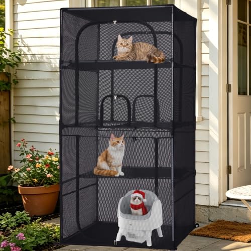 72.4" Large Cat Cage