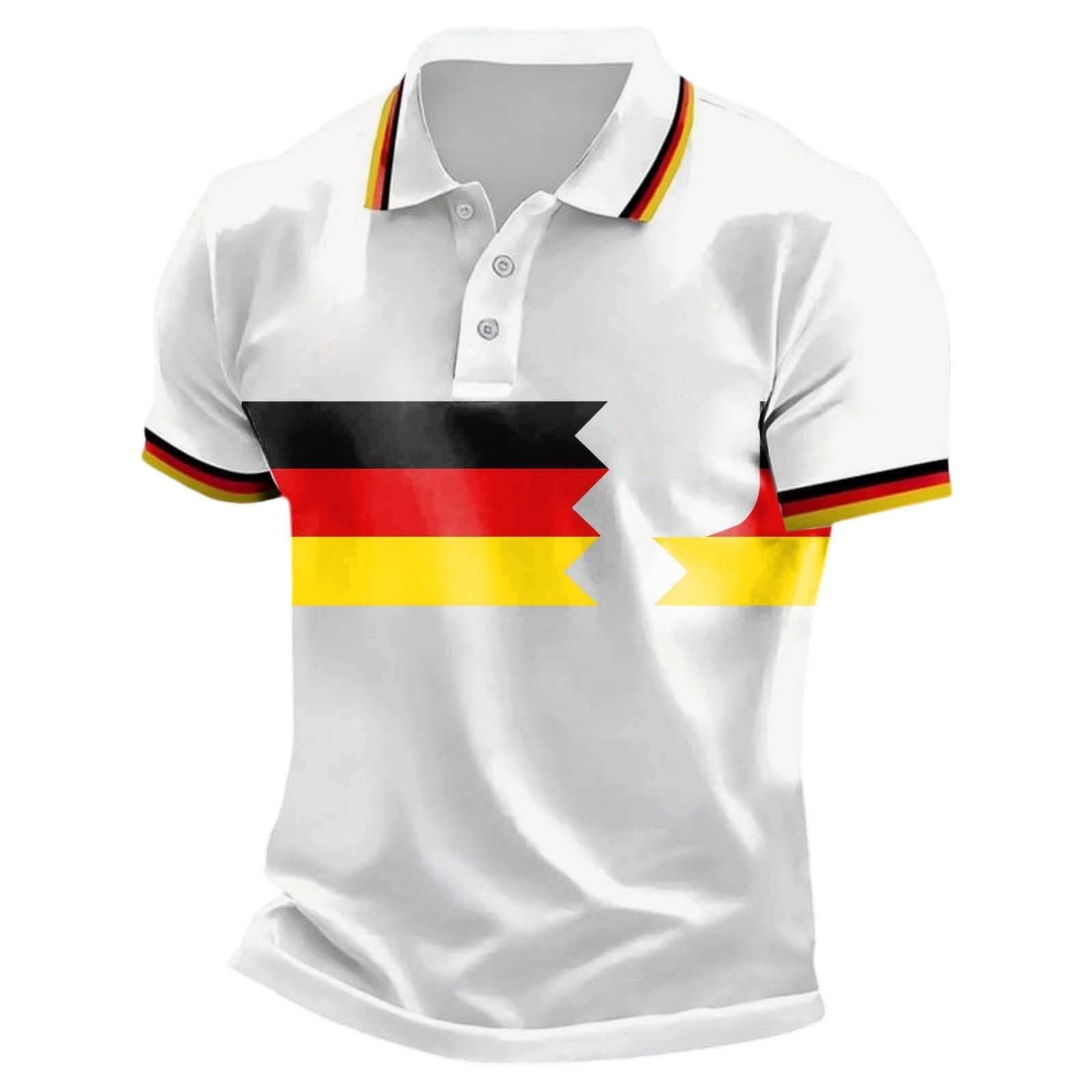 Germany Football Shirts Mens,Germany Football World Cup Shirt 2026 for Men Crew Neck T-Shirts Lightweight Short Sleeve with German Flag Printed Summer Causal Tees for Germany Team Support Outfit