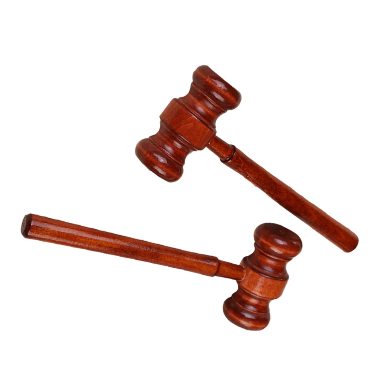 Sosoport 2Pcs Wooden Judge Gavel Educational Beat for Role Play Improves Coordination and Present for Boys