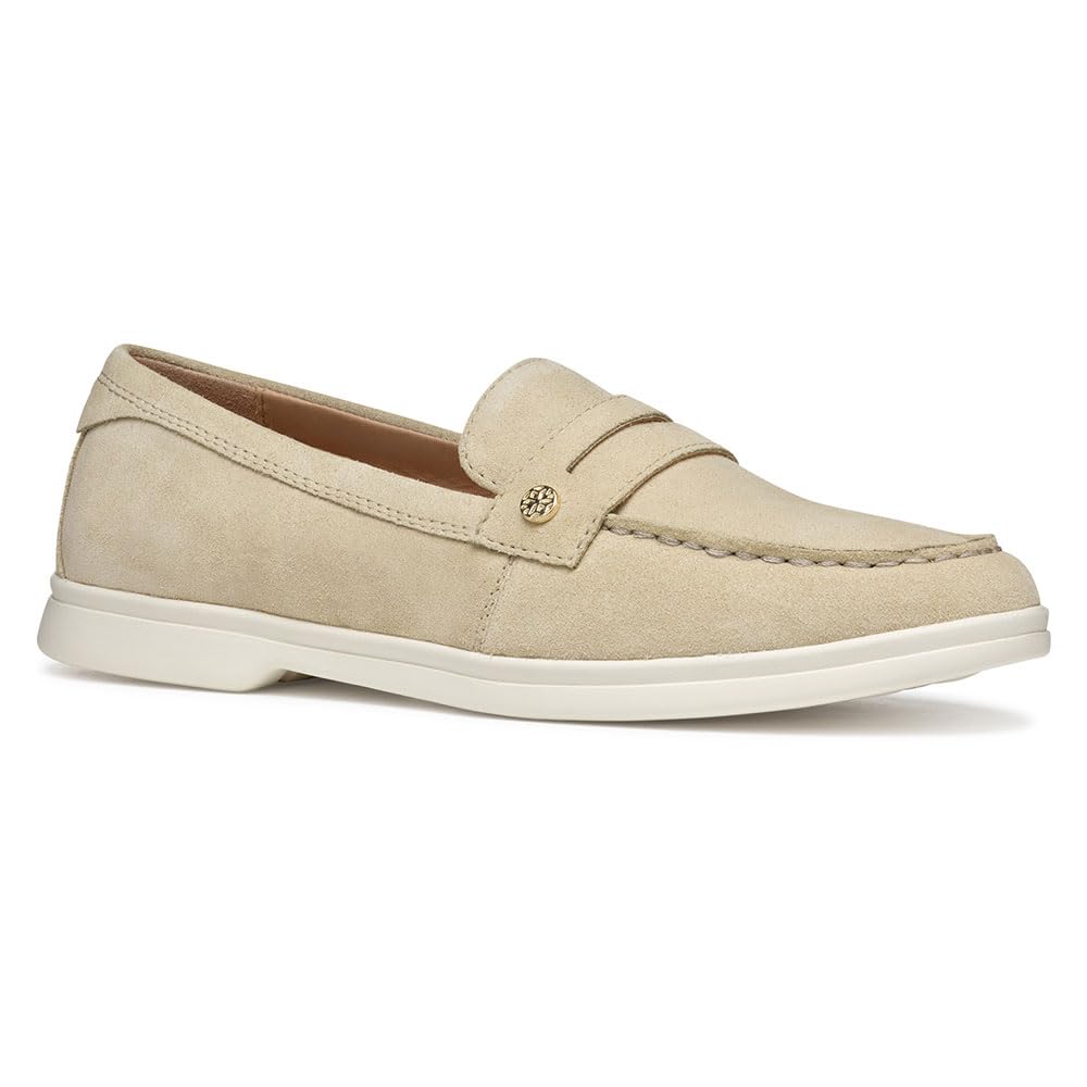 Geox Women's D XAND 3 D Loafer, Lt Taupe, 2.5 UK