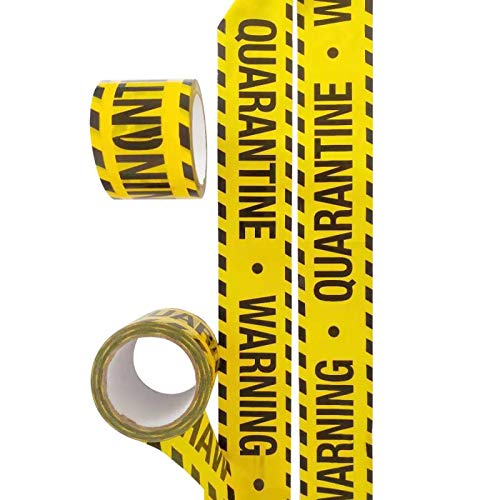 Warning Quarantine Yellow Tape Amazon.co.uk DIY & Tools
