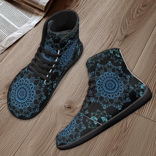 Image of Binienty Zero Drop Sole Barefoot Men's Women's PU Leather Flat Minimalist Barefoot Sneakers Athletic Shoes Waterproof