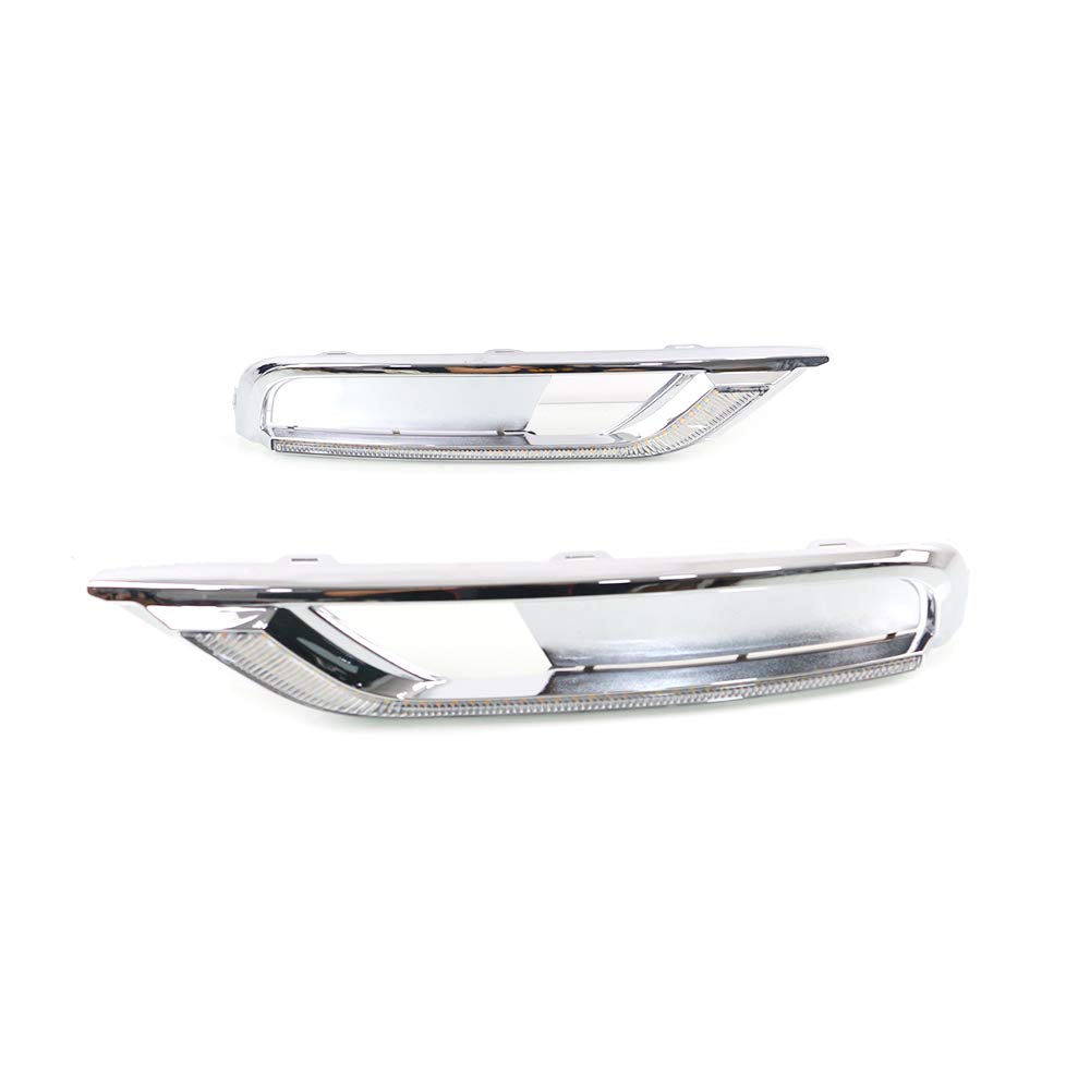 Aoteyar Superbright LED High-Brightness Daytime Running Light DRL fit for Honda CR-V 2015-2016 as a Turn Signal Fog Lamp Modified Accessory Strip-Type Model A-Monochromatic Light