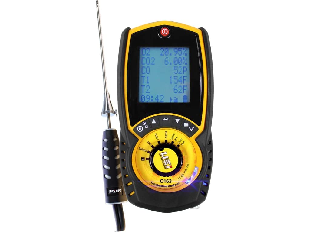 UEI TEST INSTRUMENTS C163 BACKED BY UP TO 10-YEAR WARRANTY WITH ANNUAL RECERTIFICATION, DIFFERENTIAL PRESSURE, FREE RECERTIFICATION SHIPPING, HE, LARGE 6-LINE BACKLIT DISPLAY, OVER-RANGE PROTECTION PU