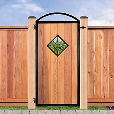 Nuvo Iron ACW54-EC 15" Square Insert Gate, Black