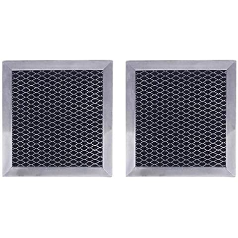Ersatz für Whirlpool 8206230A Mikrowellenfilter schwarz Cover