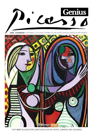 Image of Tallenge - Pablo Picasso - 2026 Wall Calendar - 12 x 17 Inches for Home & Office (Paper, Wall Calendar)