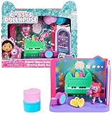 Gabby et la Maison Magique - Gabby Dollhouse - Pièce La Salle De Musique DJ Miaou - 1 Figurine + Accessoires - Dessin Animé Jouet Maison De Poupée - Jouet Enfant 3 Ans Et +