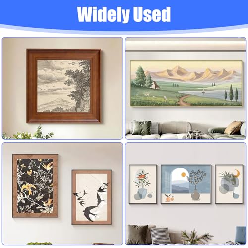 Image of Sibba Flush Mount Bracket 4 Pairs Hanging Buckle Clips Headboard Wall Mounting Brackets Stainless Steel Heavy Duty Photo Frame Hook Hanger Buckle Furniture Connector