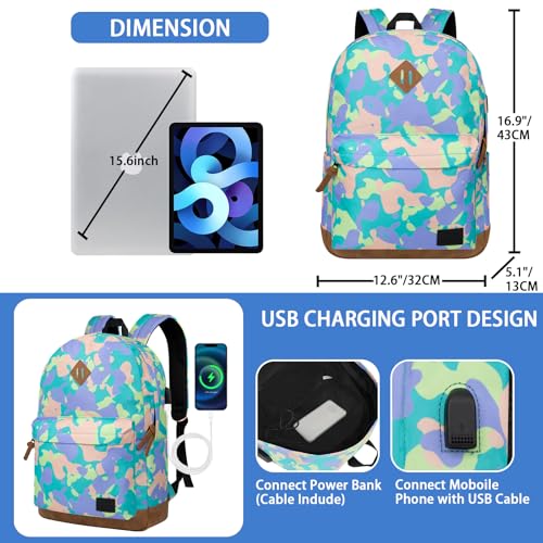 Image of Goloni Backpack for Men Women,Travel Laptop Backpack, Water Resistant 17.3 Inch USB Charging Backpack, Large Capacity Work Commute Bag