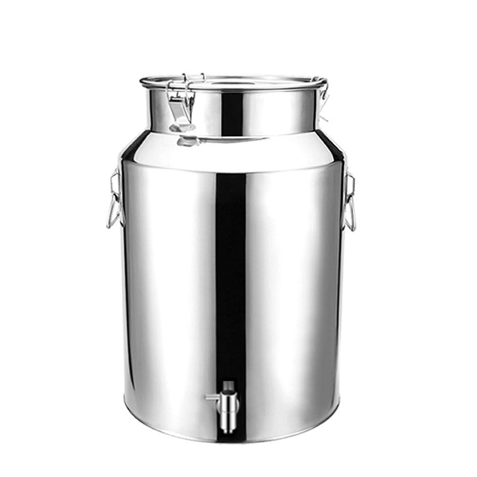 Bidon à lait en acier inoxydable 42L avec robinet de transport