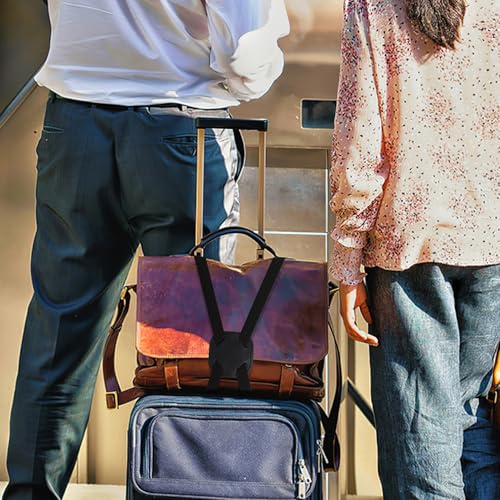 Image of 2pcs Luggage Straps Bag Belt:Luggage Straps for Suitcases Adjustable Elastic Suitcase Strap Elastic Secure Strap Buckle Belt Luggage Bungee Straps