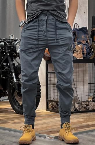 Rivccku Men's Hiking Work Pants Outdoor Tactical Cargo Pants Casual Combat Pants with Pockets Sports Trousers2