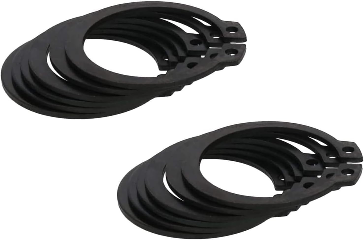 Clip Rings, 20 Pcs 65Mn Steel External Circlips C-Clip,Circlip Snap Retaining Ring(50mm)
