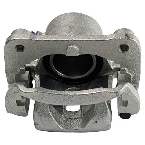 Image of TRQ Front Brake Caliper Set Zinc Coated Brackets Hardware Compatible with 1996-1998 Suzuki Sidekick 1999-2005 Grand Vitara 2002-2004 XL-7