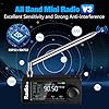 Si4732 Mini Radio V3 Pocket Radio | Mode: AM/FM/LSB/USB Band: HF SW MW VHF All Band Radio Receiver | 800mAh Battery for Outdoor Adventures, Travel, and Daily Use (Headphone Amplifier)