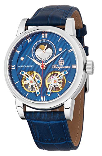 Preisvergleich Produktbild Burgmeister Herren-Automatikuhr Thornton / Herrenuhr / Automatik / silberfarben