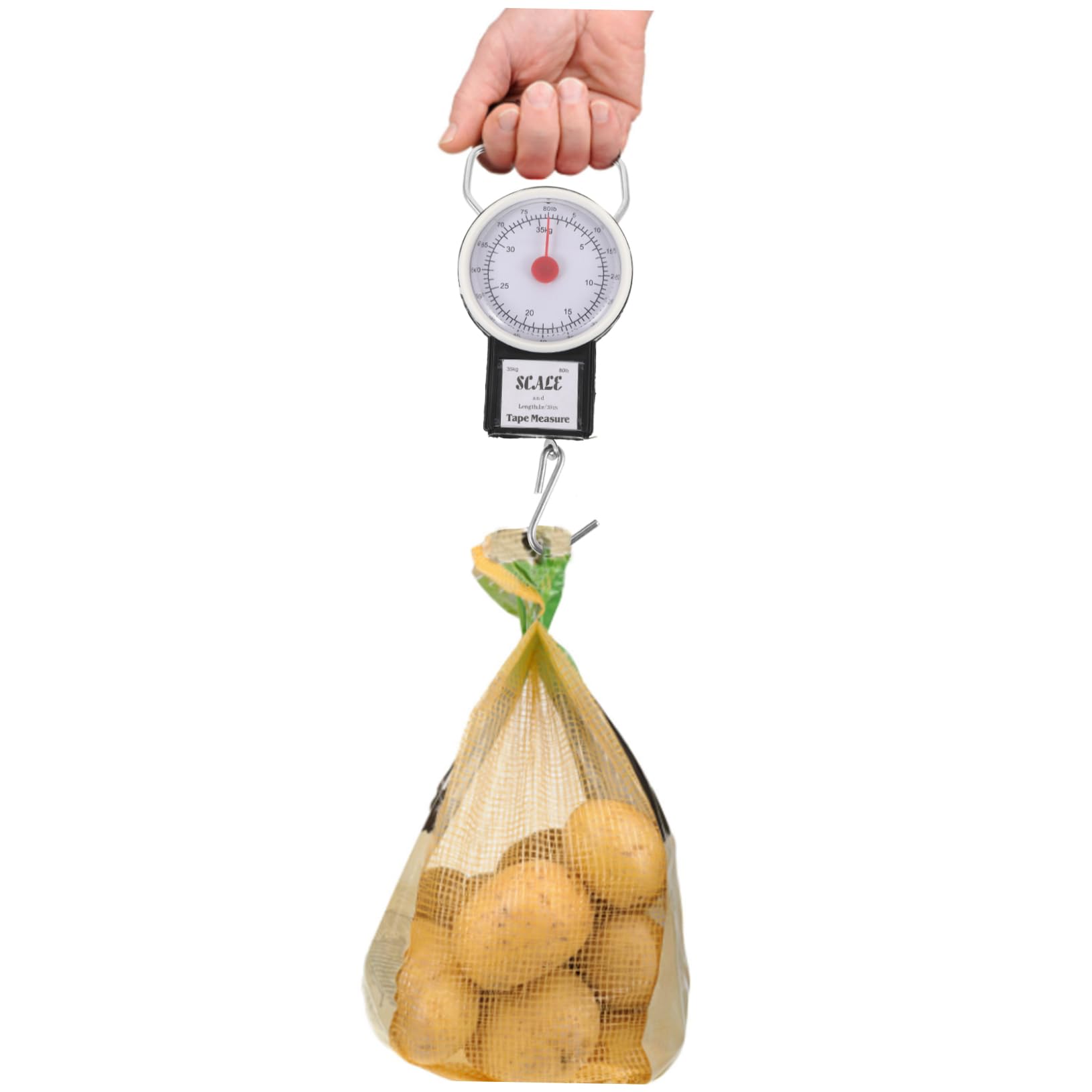 5 Piezas Báscula de Equipaje Manual Portátil Báscula Colgante Precisa para Pesca de Peso