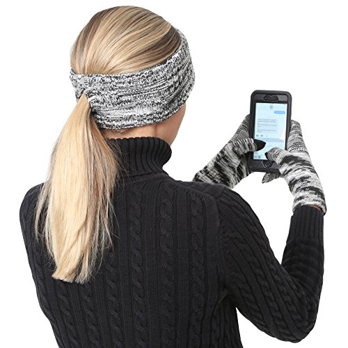 TrailHeads Women's Space Dye Touch Screen Knit Gloves3