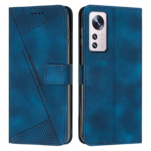 Étui Xiaomi 12 Lite bleu idéal pour voyager léger grâce au porte-carte
