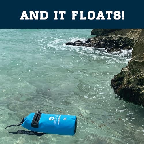 Enthusiast Gear Bolsa Seca Aislada Flotante – 10L / 15L / 25L Roll Top, A Prueba de Fugas, Impermeable, Plegable, con Correa de Hombro Almohadillada - Ideal para Kayak, Pesca, Playa miniatura 4