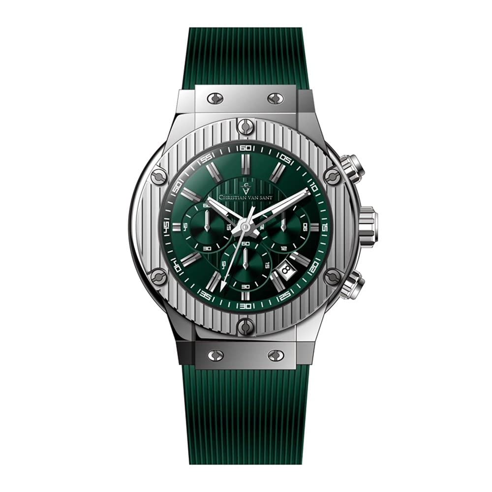 Christian Van Sant Mens Monarchy // CV8143 Quartz Watch, Green, Modern (B0B3BH5974) Amazon Price History, Amazon Price Tracker