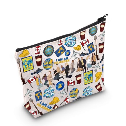 WZMPA Beverley & Claude Musical Makeup Bag Beverley Fans Gift Beverley & Bonnie Theatre Zipper Pouch Bag for Musical Lover we all away