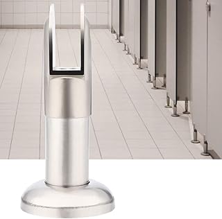 Public Restroom Partition Fittings Toilet Partition Hardware Support Feet Stainless Steel Toilet Bathroom Partition Hardware Accessories Bracing Foot Adjustable Bracket