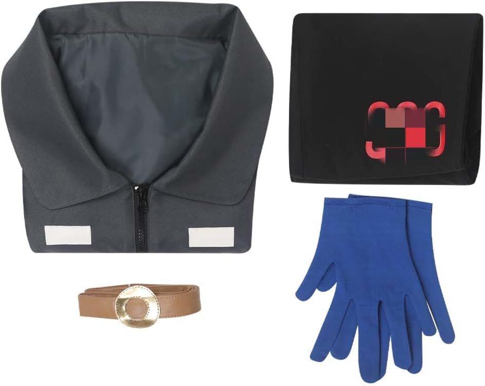 Mens Cosplay Jacket Jumpsuit Anime Costume Coat Outfits Gloves Halloween Suit - Image 6