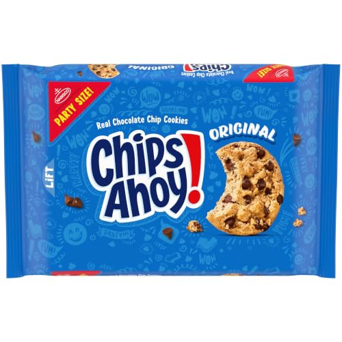 NABISCO CHIPS AHOY! CHIPS AHOY! Original Chocolate Chip Cookies, Party Size, 25.3 oz